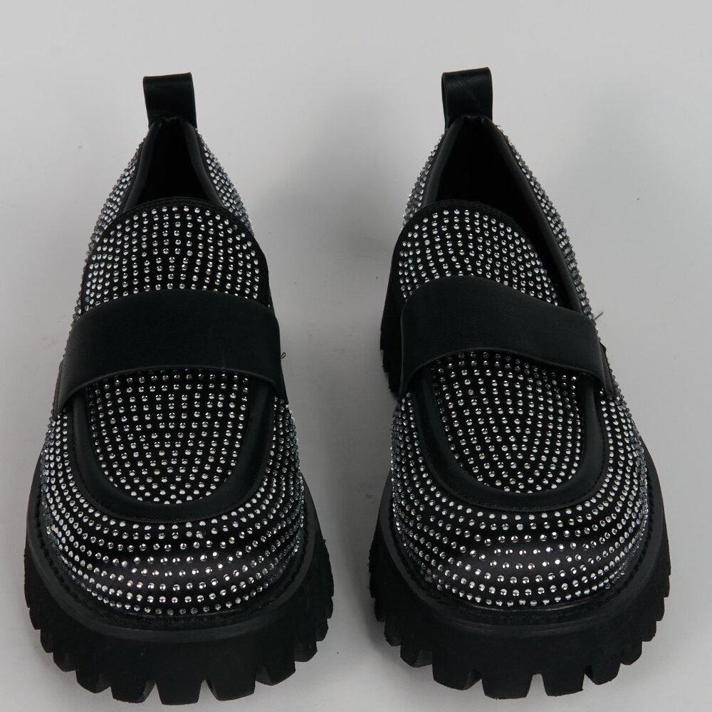 Karl Lagerfield Loafers - Black w/bling - NWT - Size 8.5